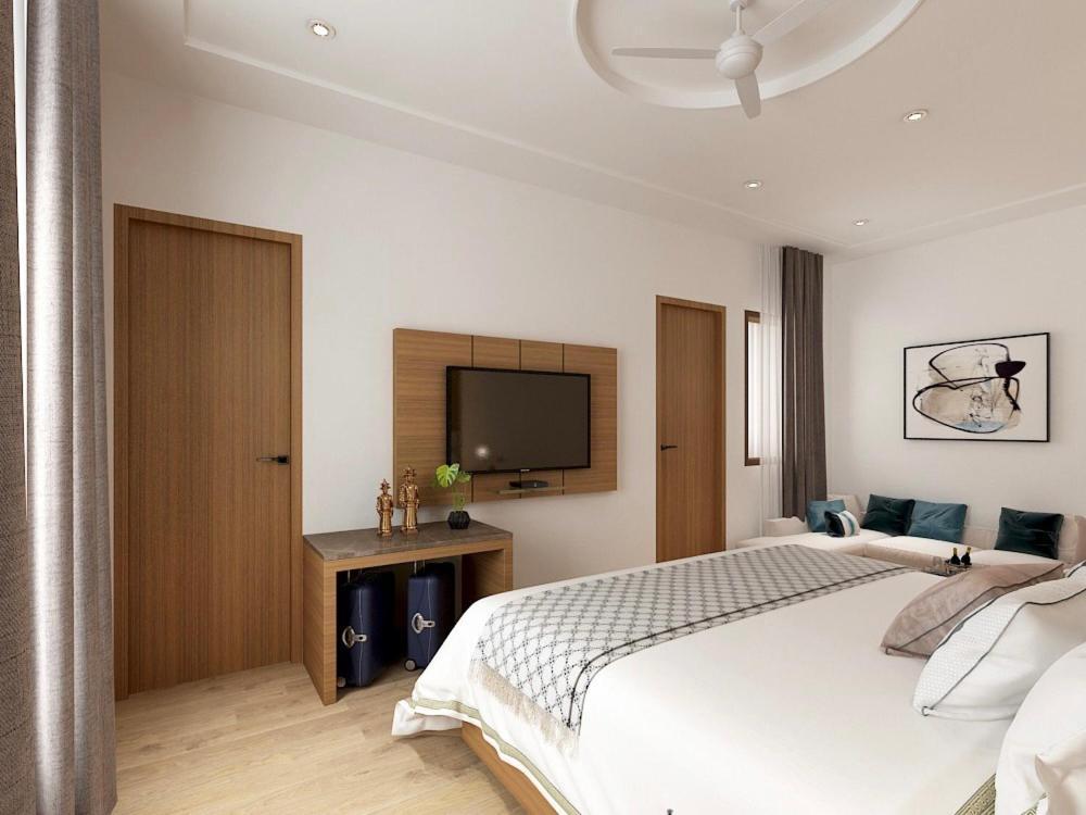 Hotel Bhoomivilas アーグラ エクステリア 写真